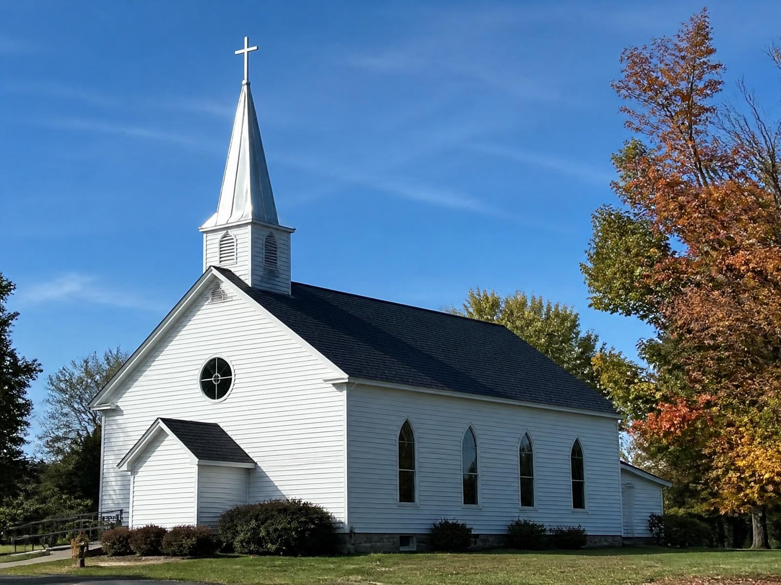 Small-Town Church Roof — Marathon County, WI