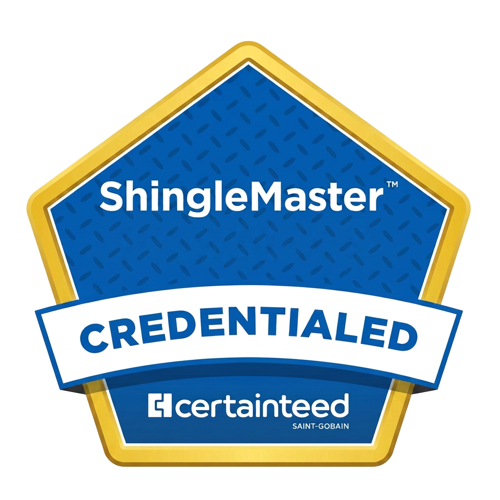 CertainTeed ShingleMaster badge