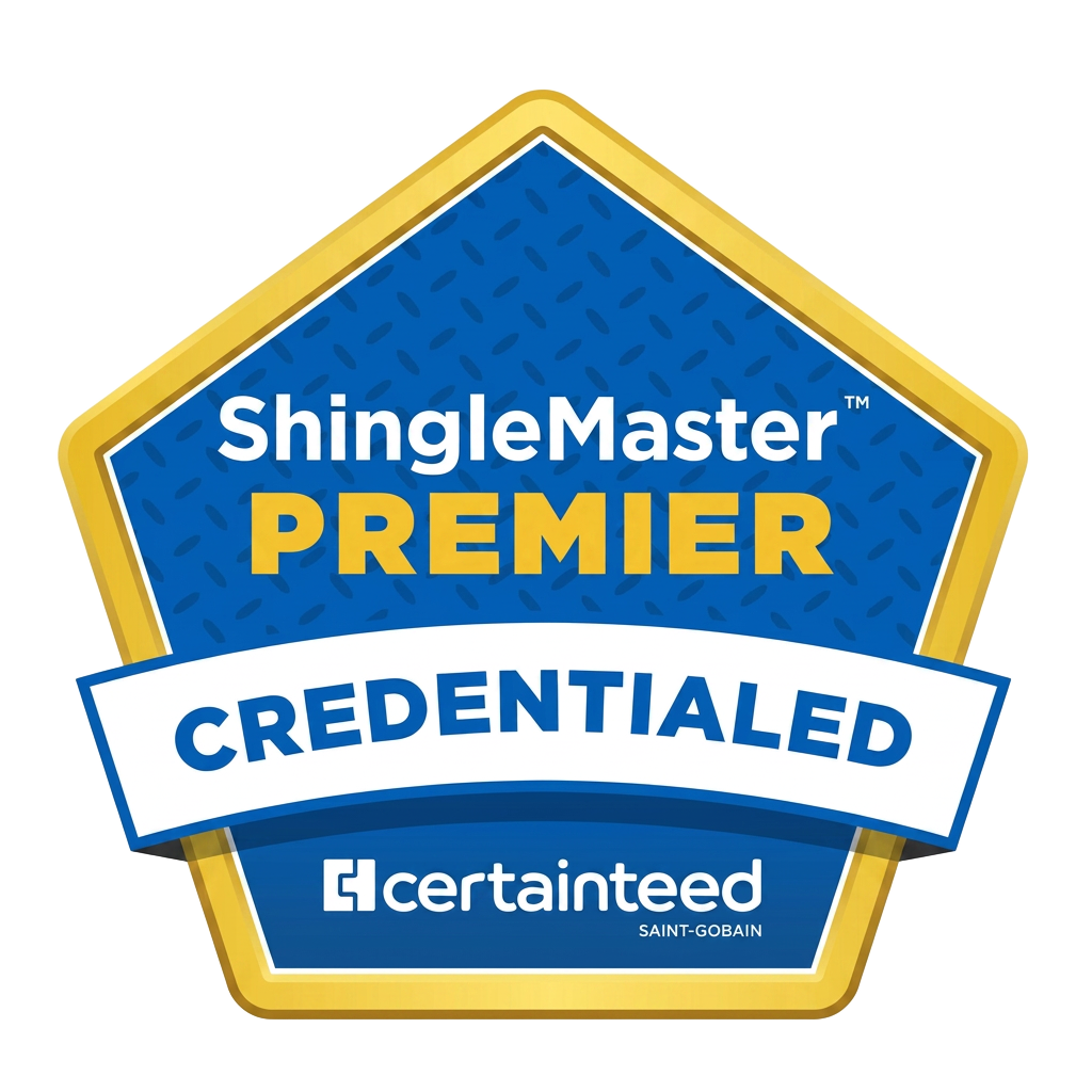 CertainTeed ShingleMaster Premier certified roofing contractor
